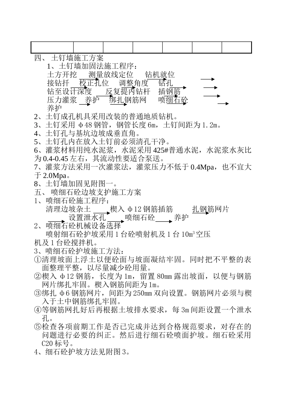 边坡支护施工方案_第3页