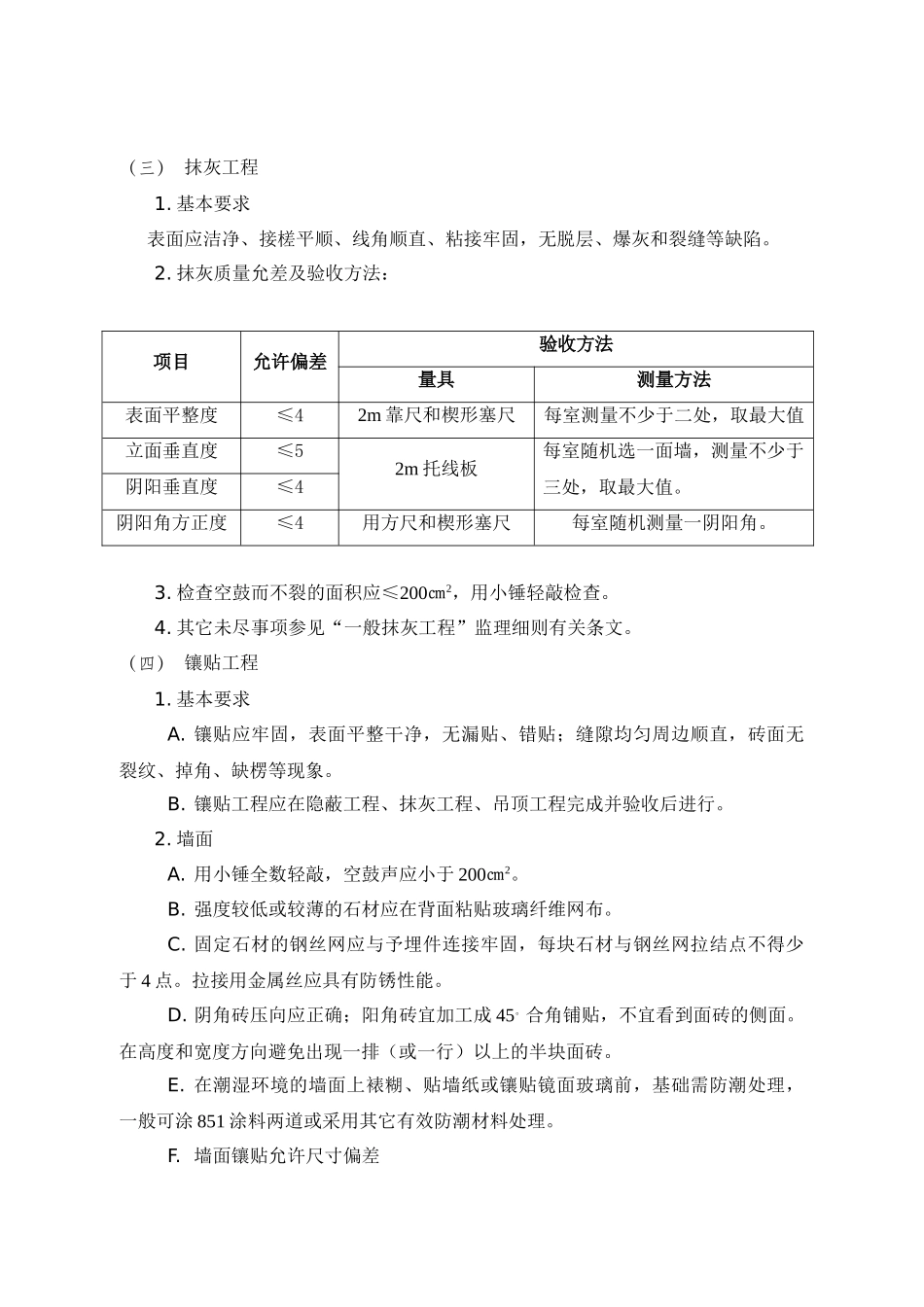 住宅二次装饰装修工程监理细则_第2页