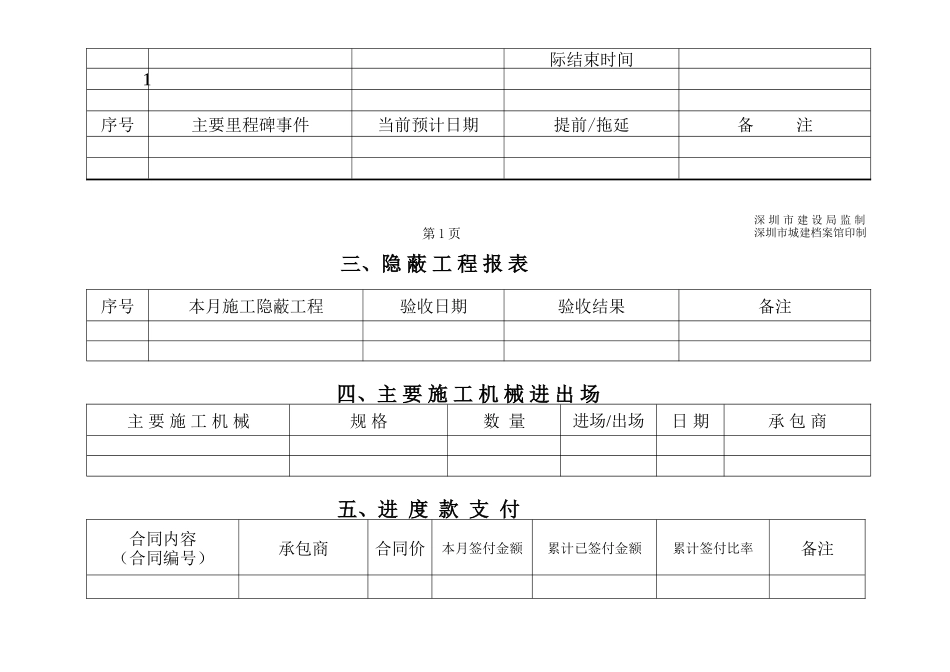 工程建设监理月报表_第3页