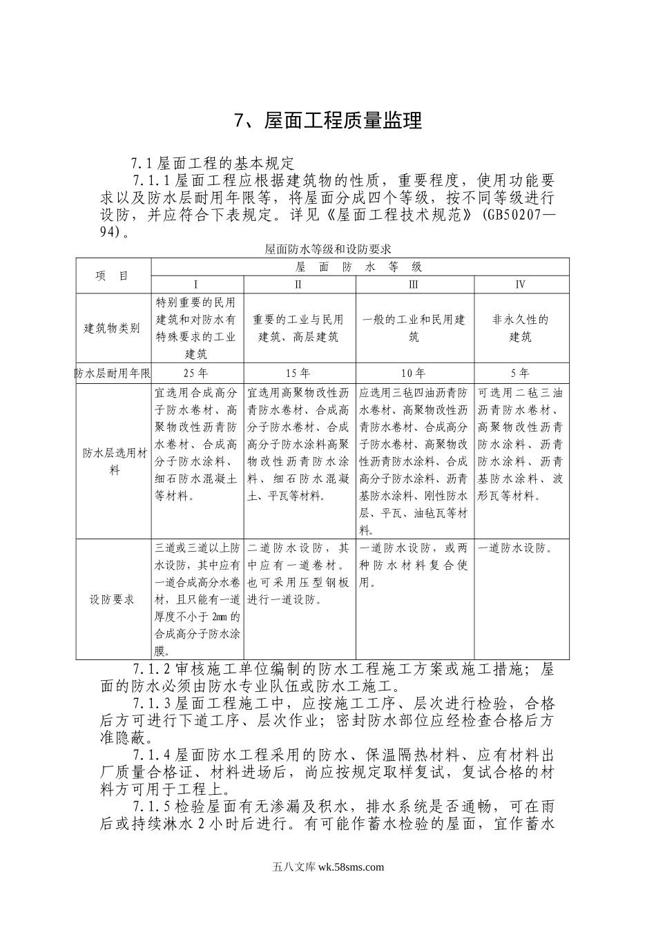 屋面工程质量监理_第1页