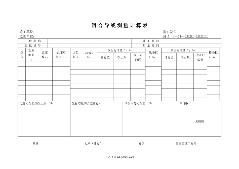 公路工程监理表格_第1页