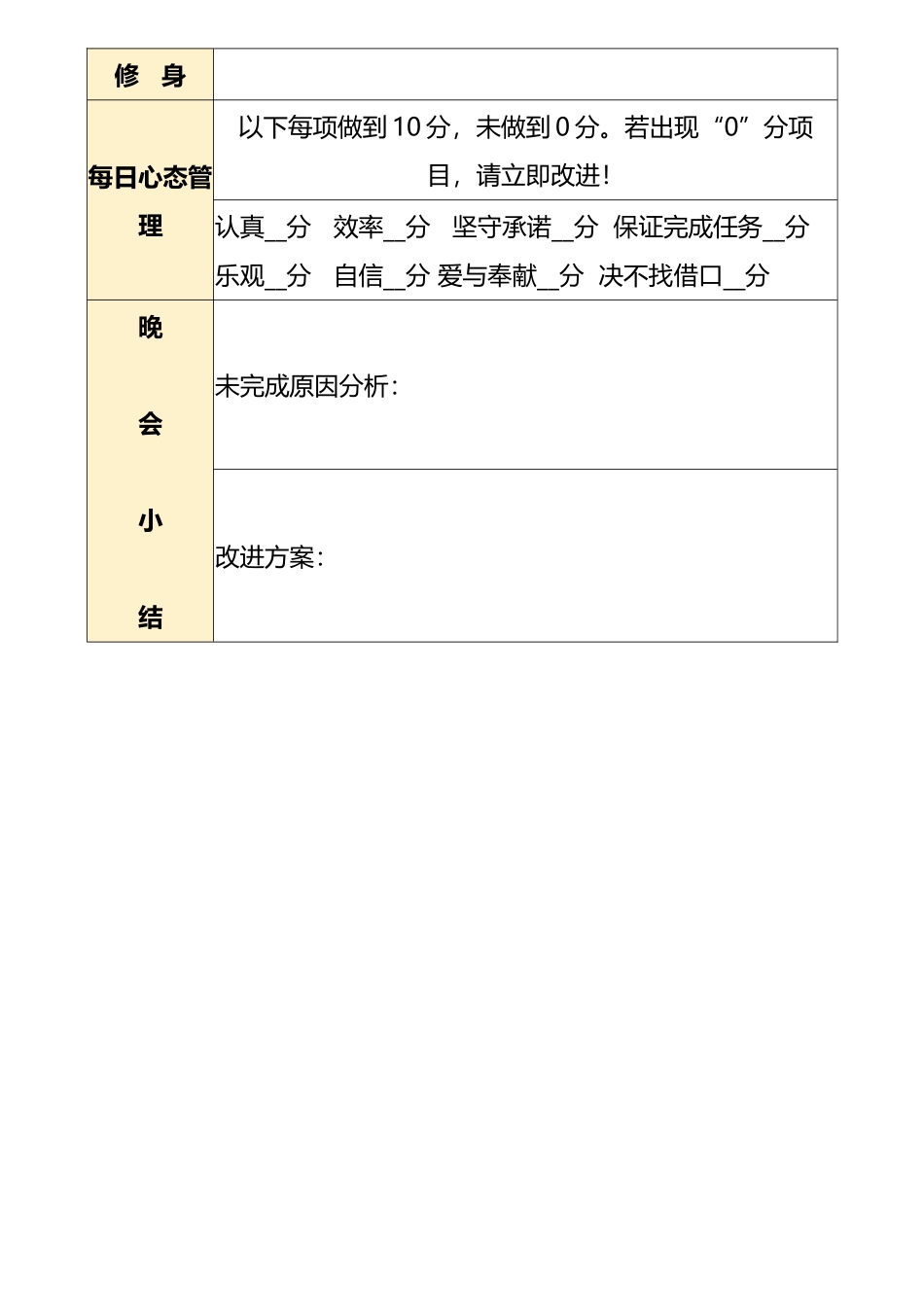 187每日工作计划_第2页