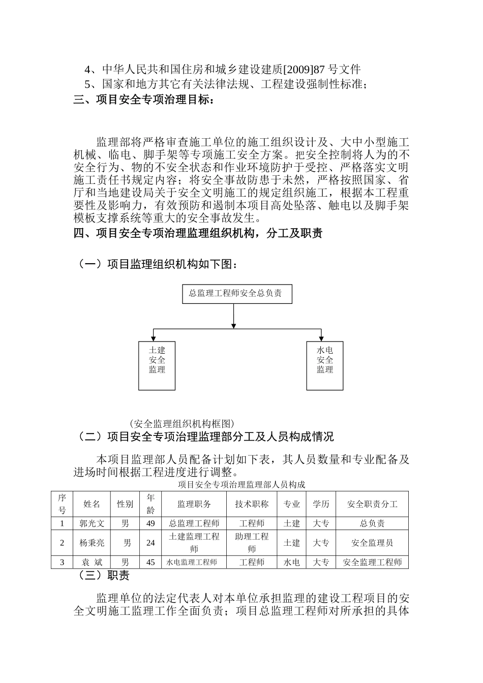 预防高处坠落、 触电等安全专项 治理监理实施方案_第3页