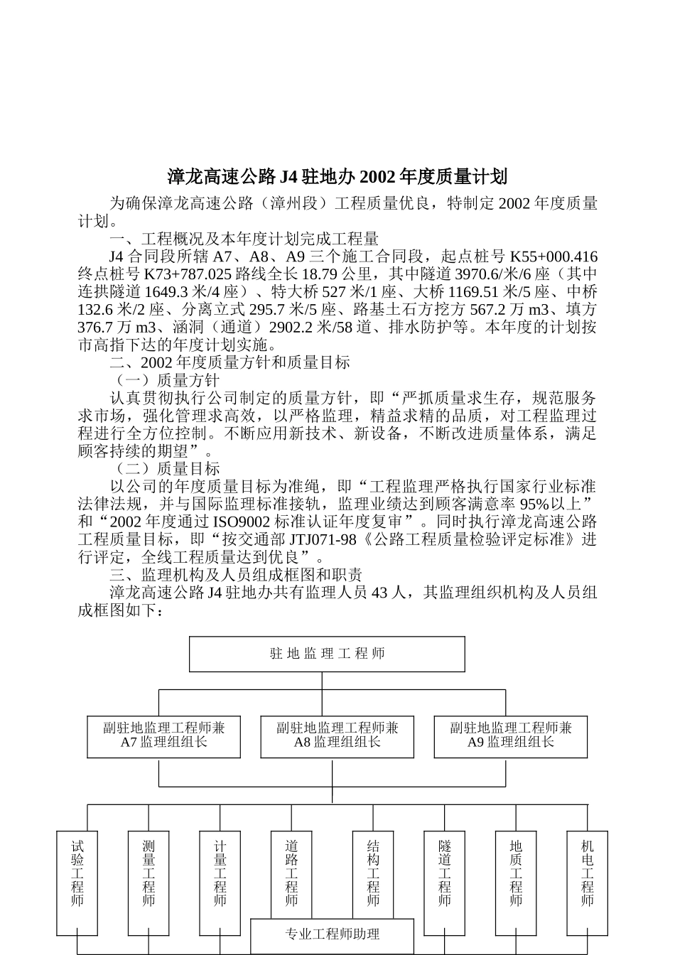 铜黄高速公路专项工程监理规划_第2页