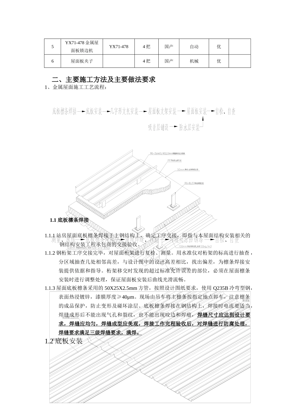 金属屋面施工技术交底_第2页