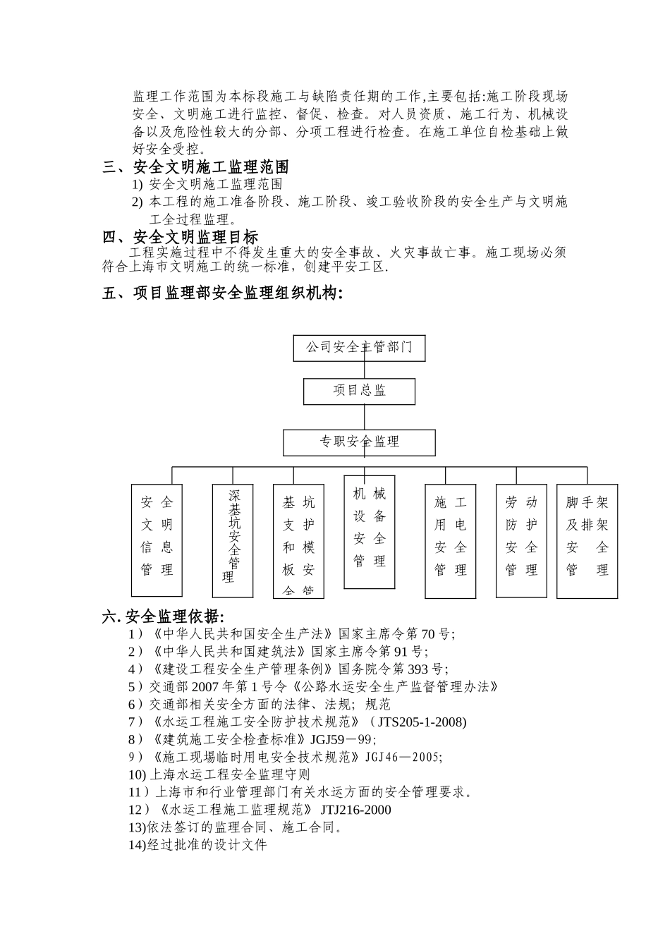 航道整治（船闸工程）安全监理实施细则_第3页