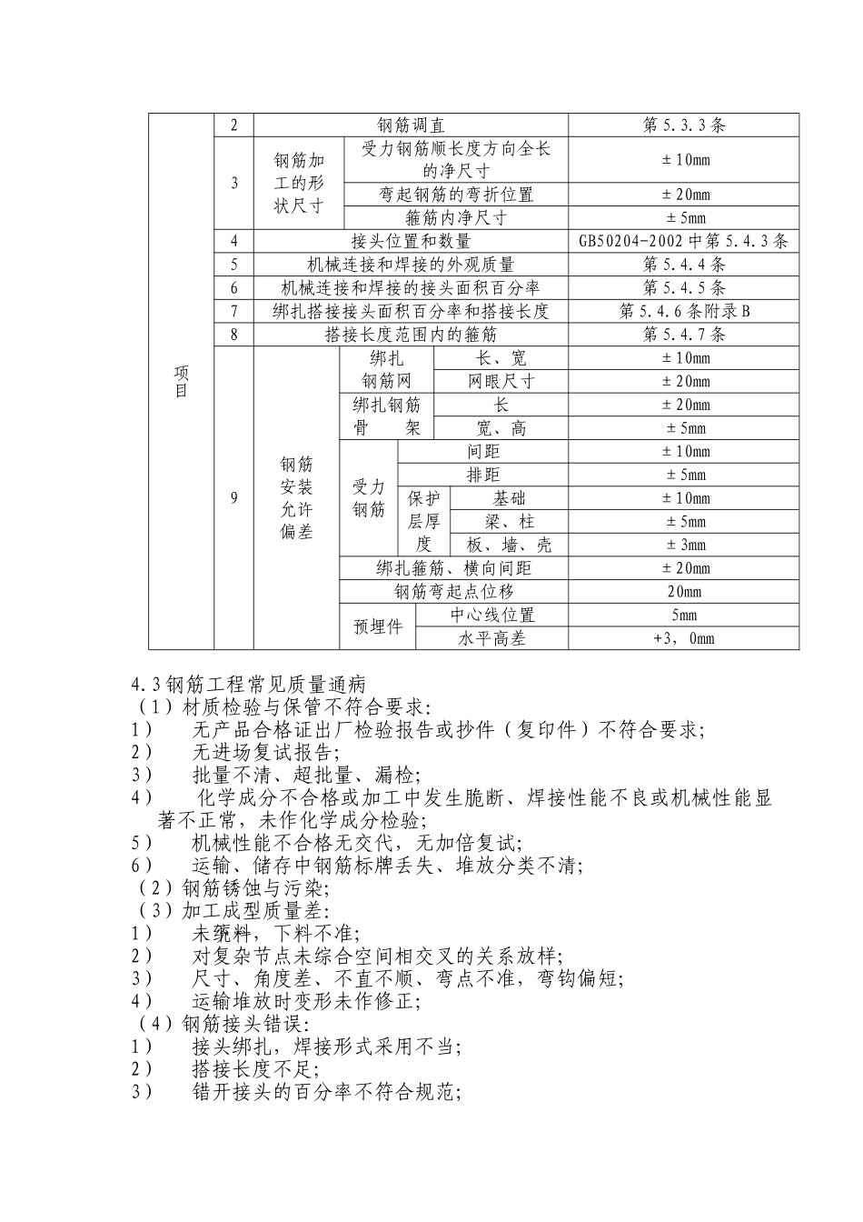 拆迁安置用房钢筋工程施工质量监理细则_第3页