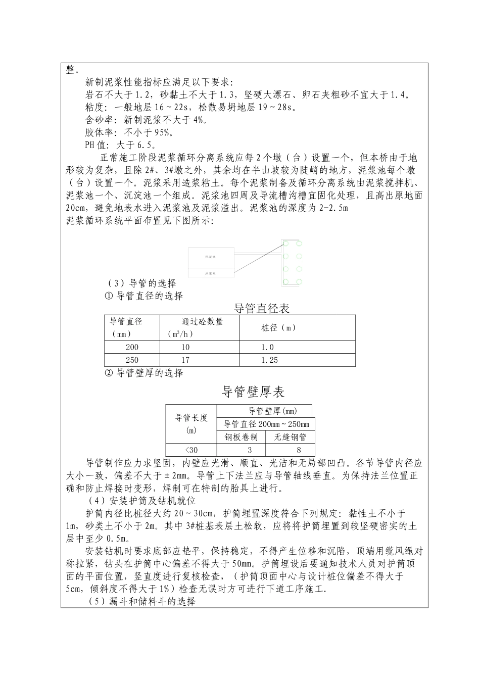 某大桥冲击钻孔灌注桩技术交底_第2页