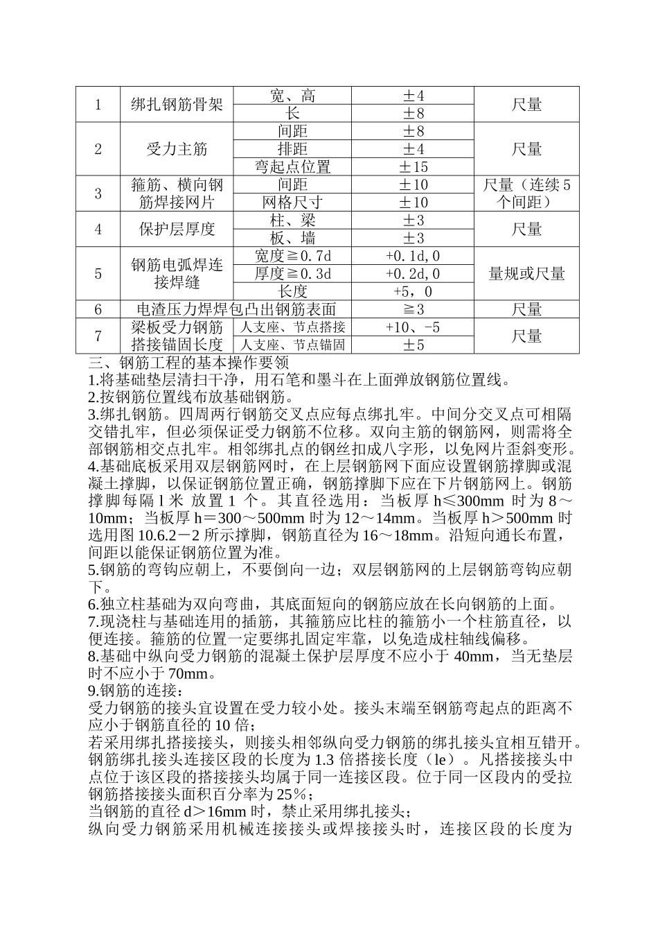 钢筋分项工程技术交底1_第2页