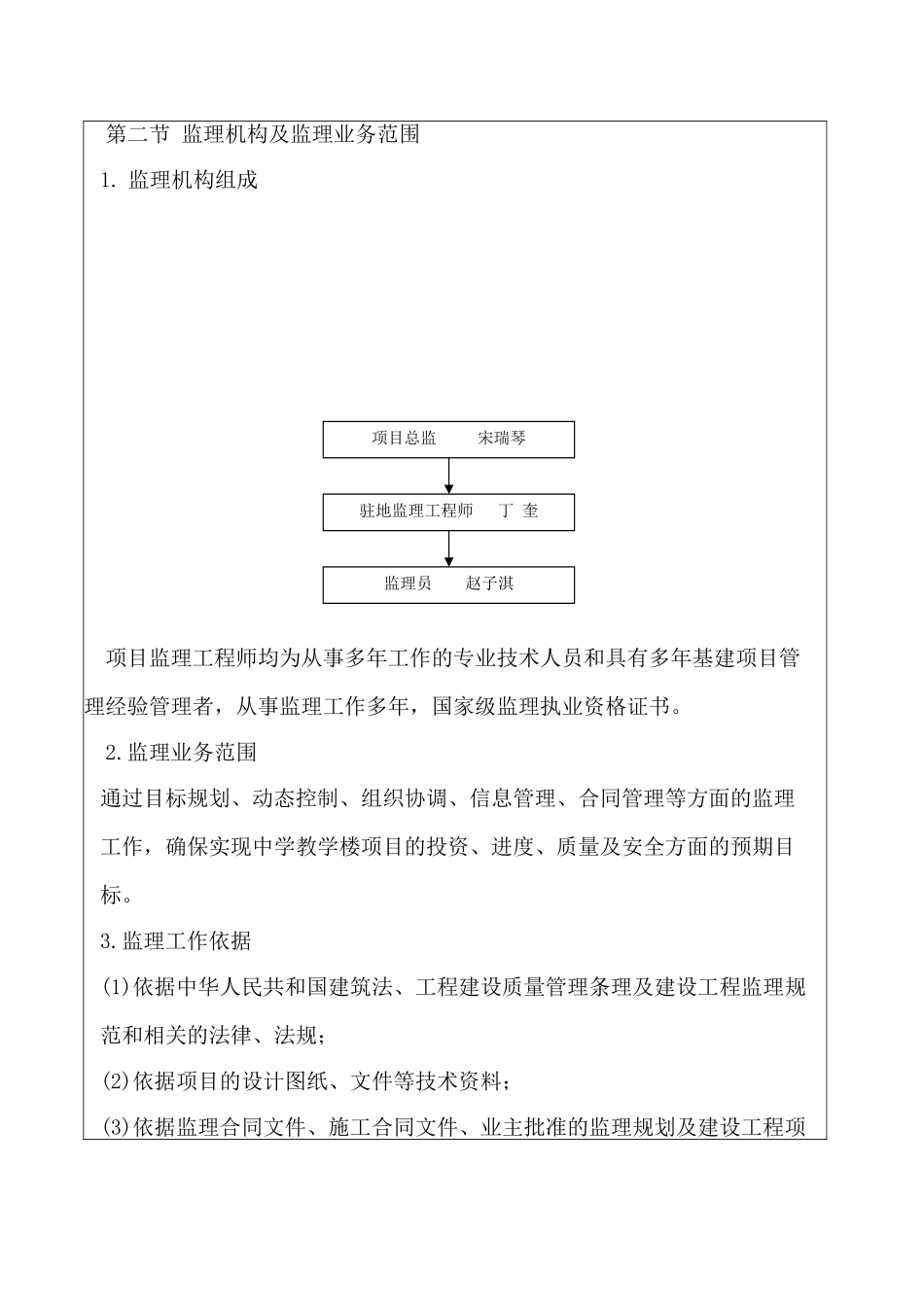 复件 农九师168团北区中学综合楼工程监理总结_第3页