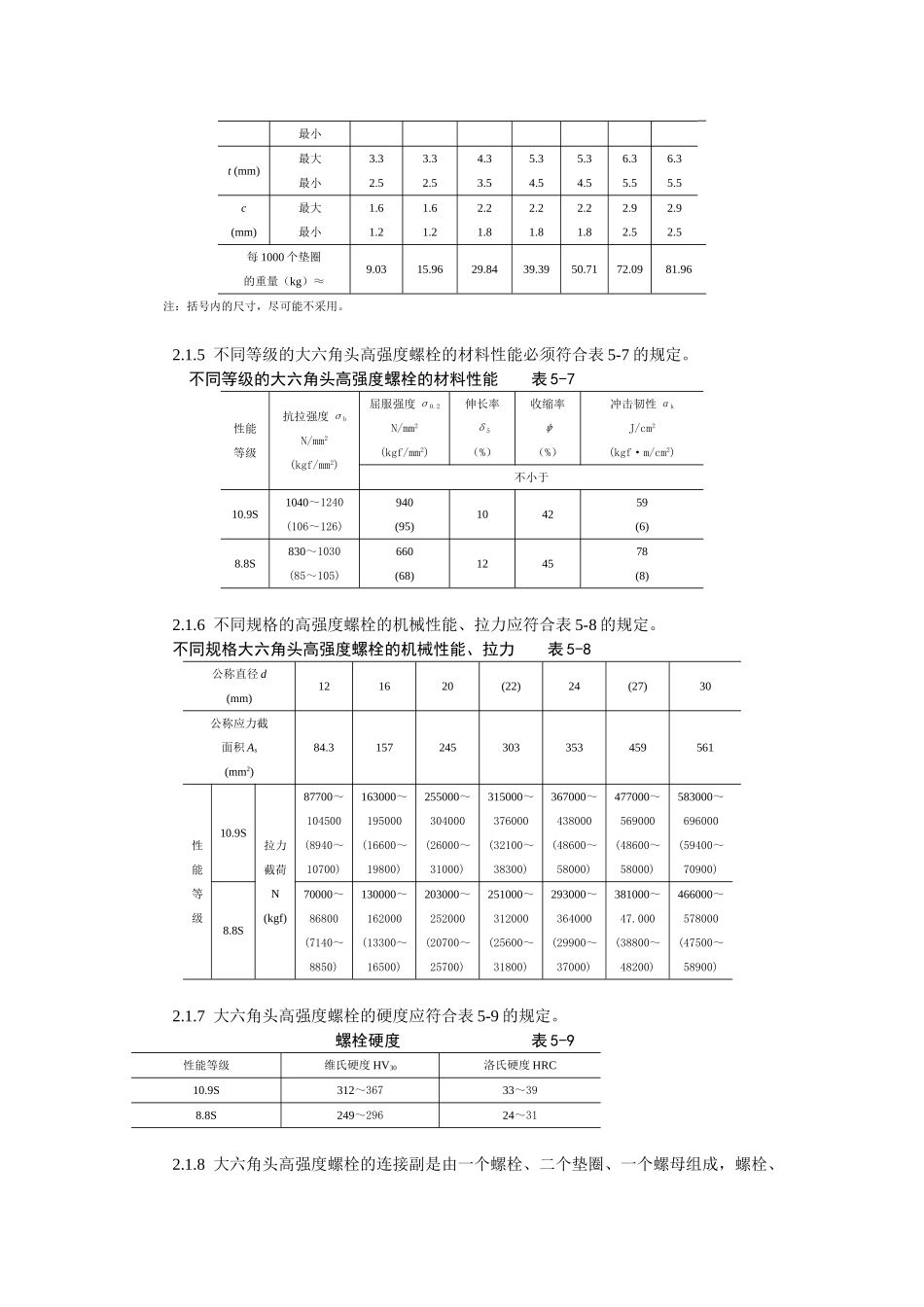 大六角高强度螺栓连接工艺标准_第3页