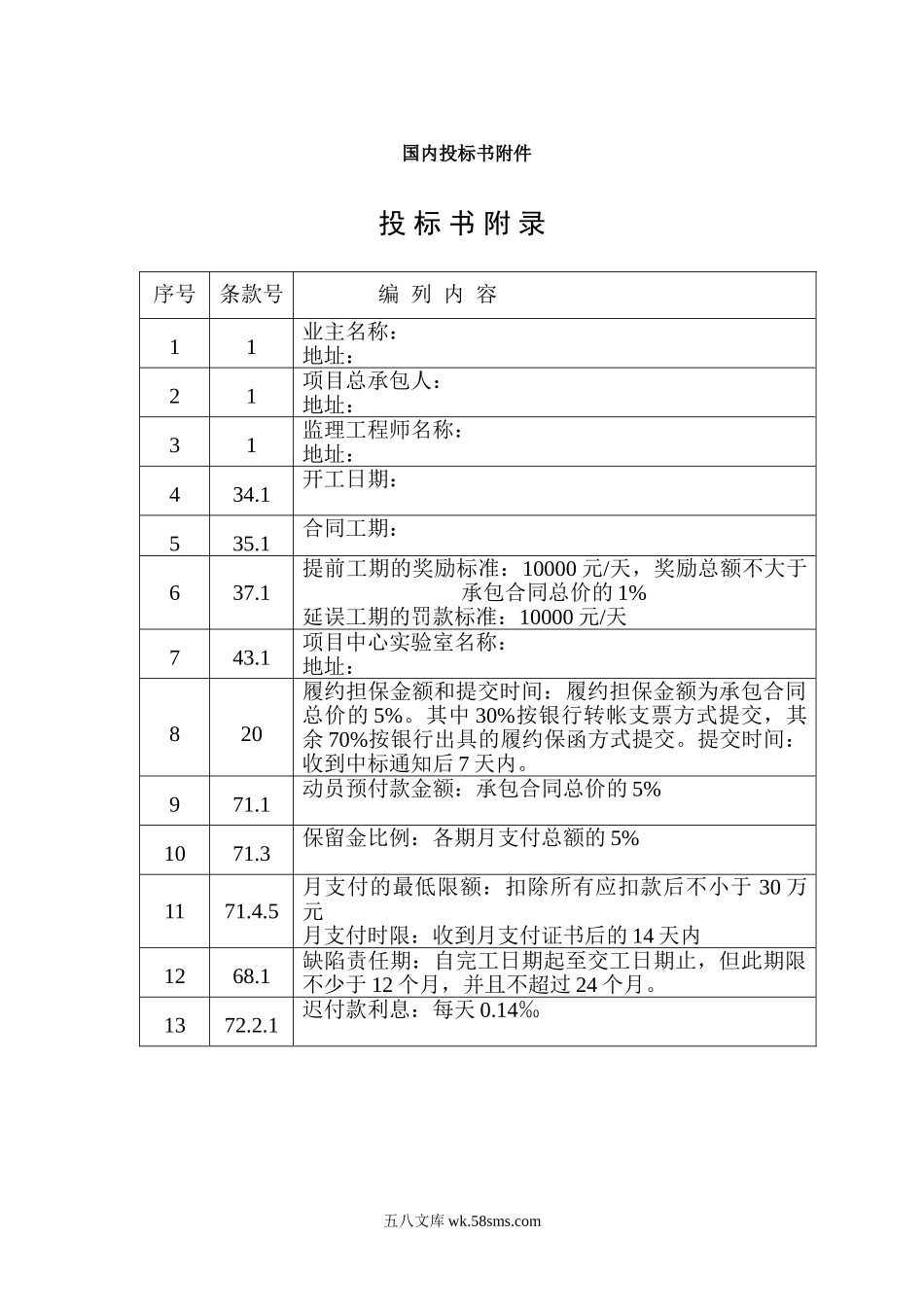 国内投标书附件_第1页