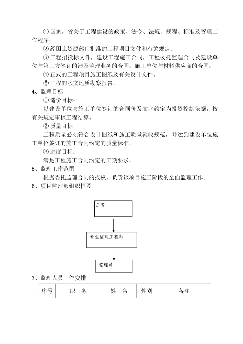 印江县新业乡芙蓉村大坪土地开发项目监理规划_第2页