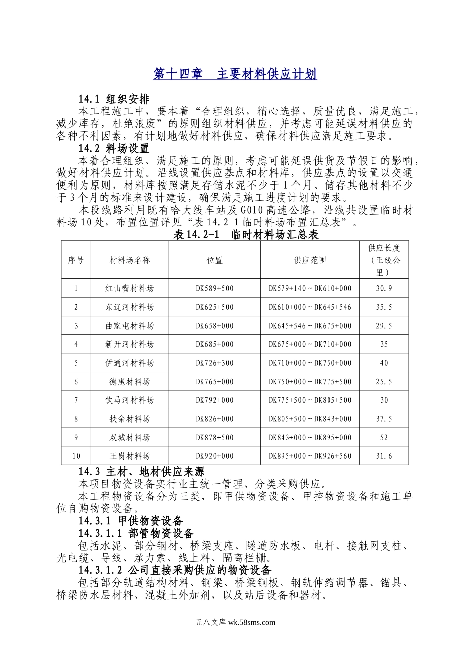 第十四章  主要材料供应计划_第1页