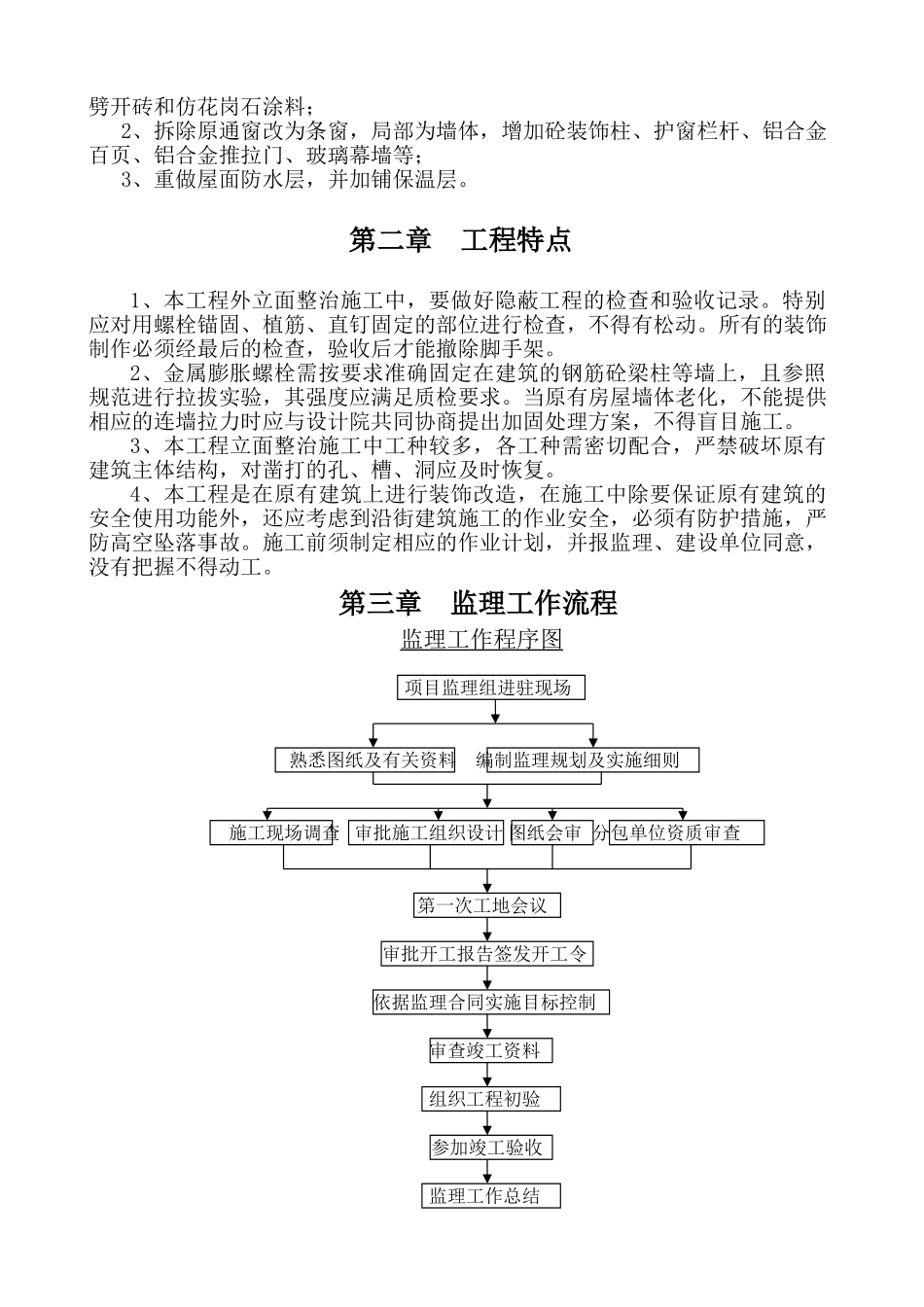 特色示范街区立面整治工程监理细则_第3页