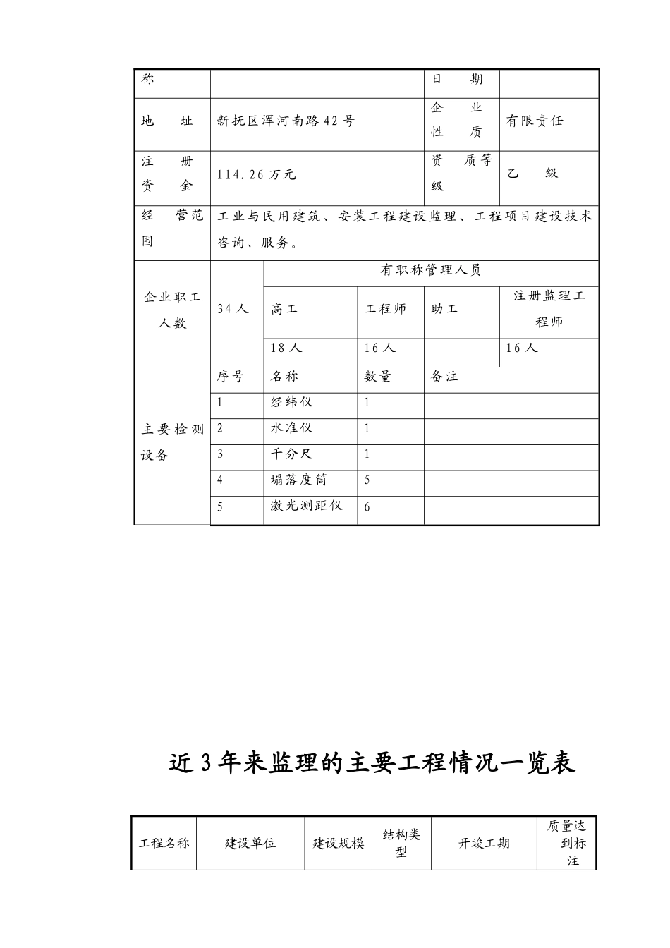 北怡家园住宅工程投标书_第3页