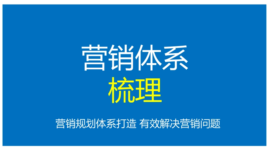 助力营销总监总经理营销规划体系打造-梳理篇6个维度34个方法ppt.pptx_第1页