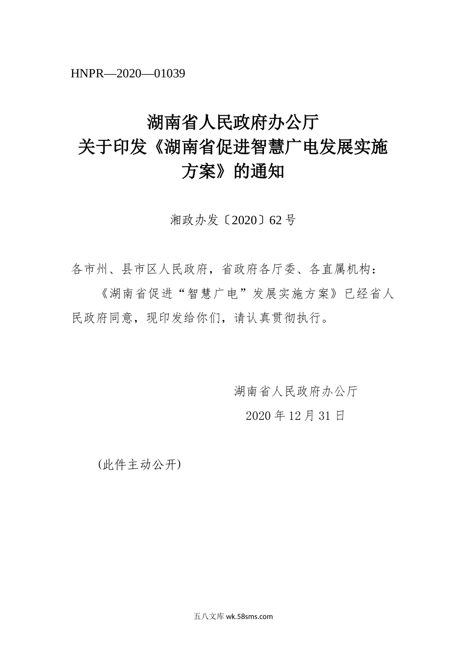 湖南省促进智慧广电发展实施方案.doc_第1页