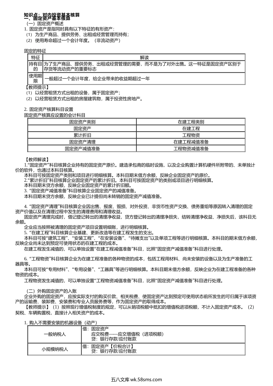 第0202讲　固定资产概述、外购、建造固定资产入账.docx_第1页