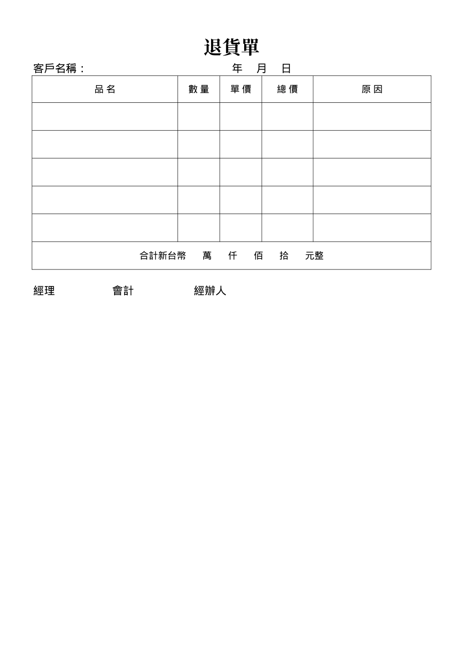 退貨清單.doc_第1页