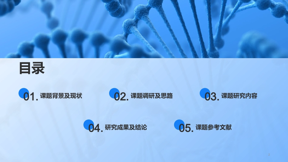 蓝色医学专业毕业论文答辩PPT.pptx_第2页