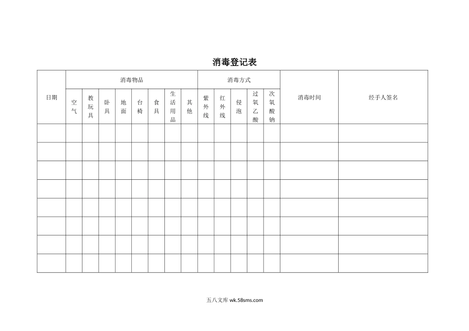 消毒登记表.docx_第1页