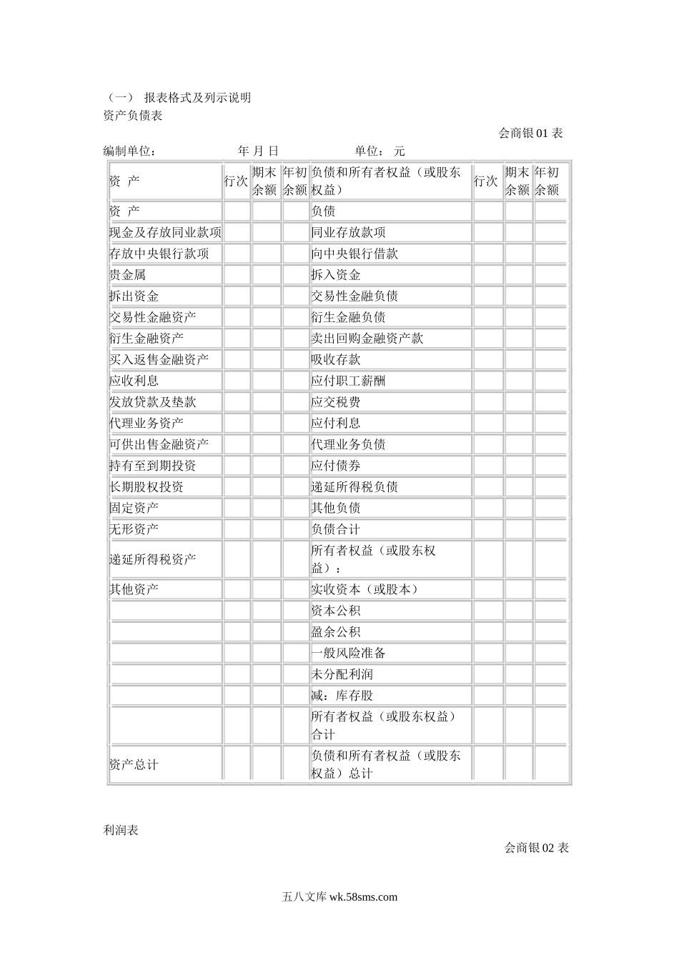 财务报表格式及列示说明.doc_第1页