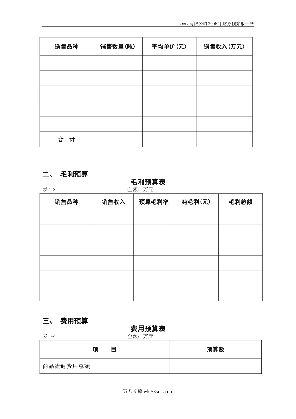 2006年财务预算报告书.DOC_第3页