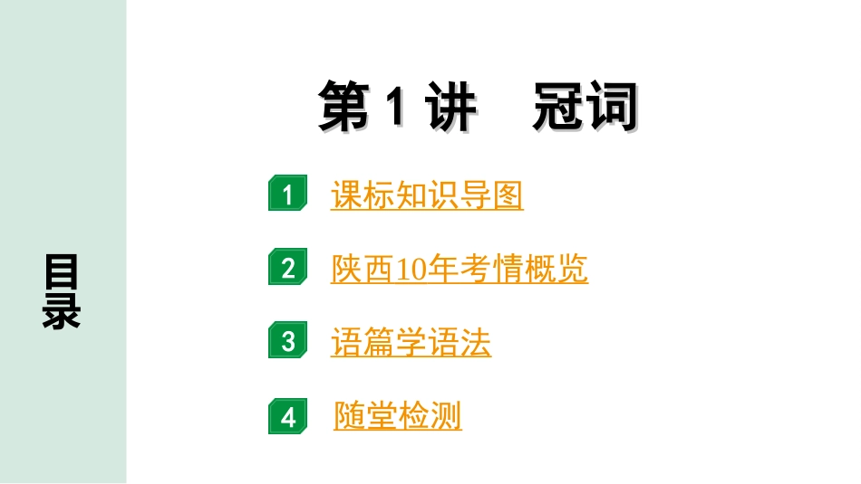 中考陕西英语配套课件_精品课件_1. 精讲本_35. 第二部分 专题三 第1讲 冠词.ppt_第2页