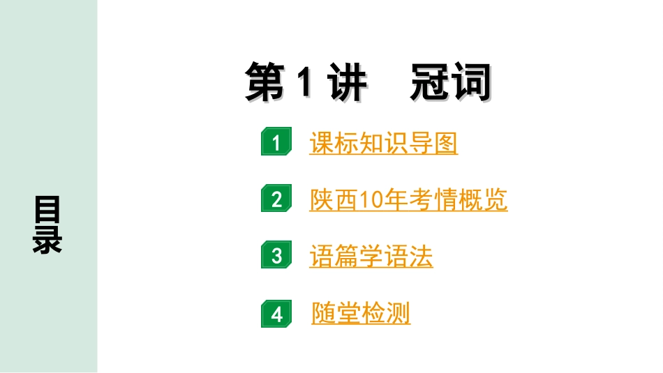 中考陕西英语配套课件WY_精品课件_1.精讲本_35. 第二部分 专题三 第1讲 冠词.ppt_第2页