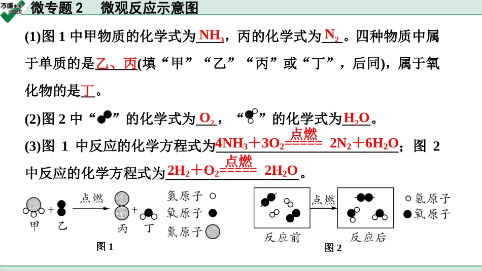 中考辽宁化学课件_独家课件_03.微专题_02.微专题2　微观反应示意图.pptx_第3页