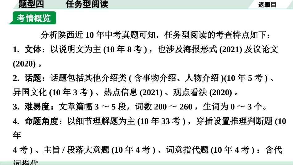 中考陕西英语配套课件WY_精品课件_1.精讲本_47. 第三部分 题型四 任务型阅读.ppt_第2页