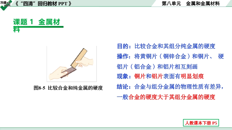 中考辽宁化学课件_独家课件_07.回归教材PPT_08.第八单元 金属和金属材料.pptx_第3页