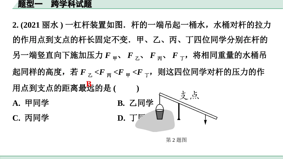 中考陕西数学配套课件_1.精讲本_4.第四部分  全国视野  创新题型推荐_1.题型一  跨学科试题.ppt_第2页