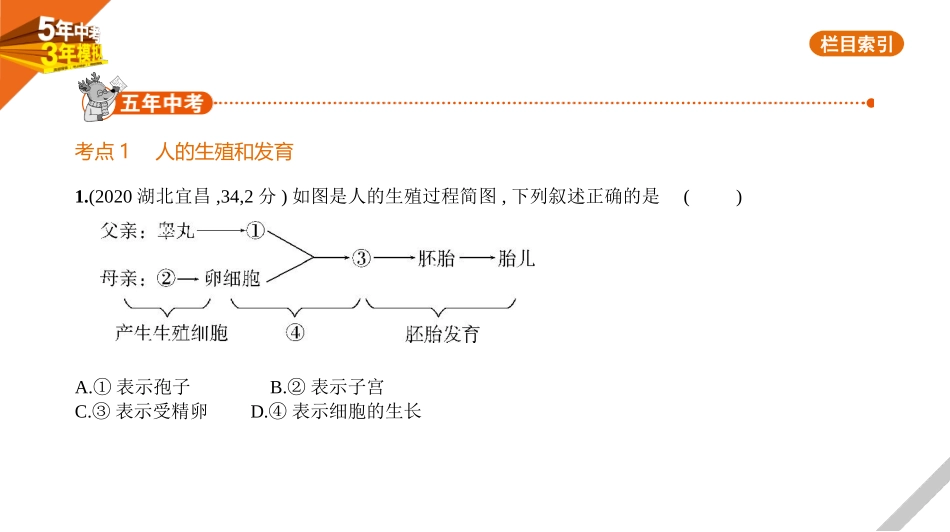 中考北京生物06主题六  专题1　生物的生殖和发育.pptx_第2页