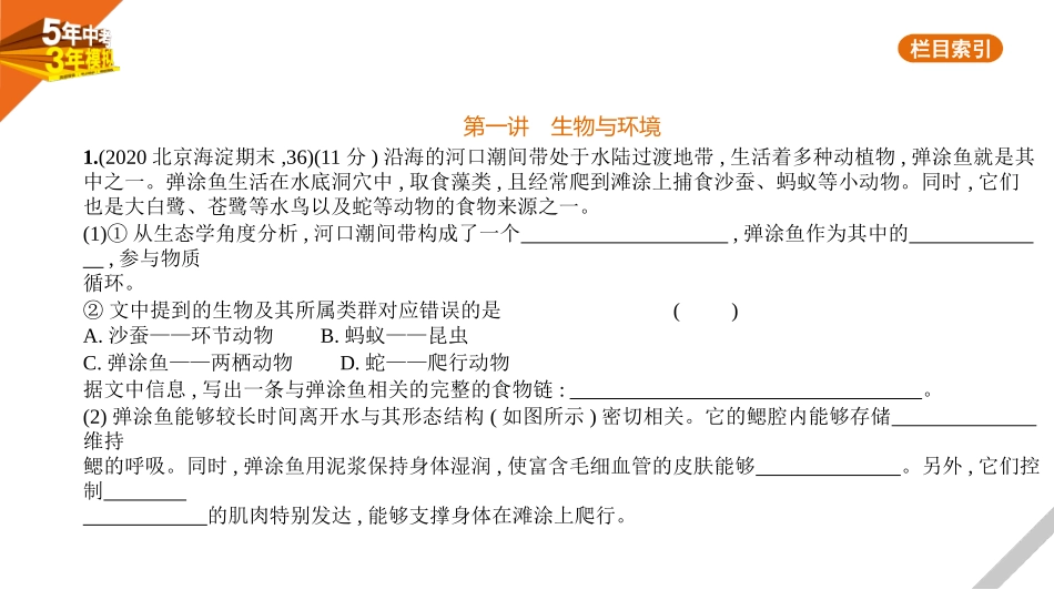 中考北京生物11主题十一　综合专题.pptx_第2页