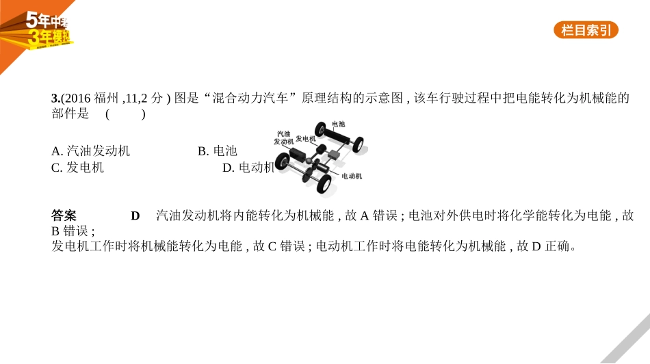 中考福建物理15_专题十五　电和磁.pptx_第3页