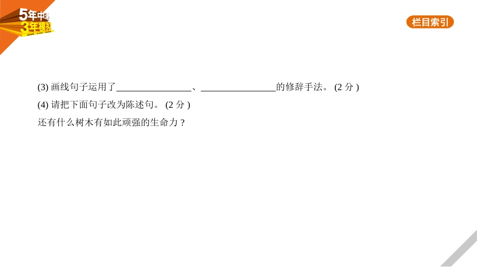 中考安徽语文01第一部分  语文积累与综合运用_02专题二　小语段阅读.pptx_第2页