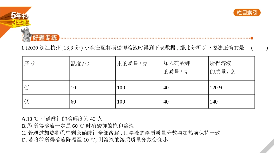 中考福建化学06第六部分 热点题型_19专题十九　化学计算题.pptx_第1页