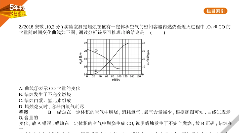 中考安徽化学04第四部分　化学与社会发展_11专题十一　化学与能源.pptx_第2页