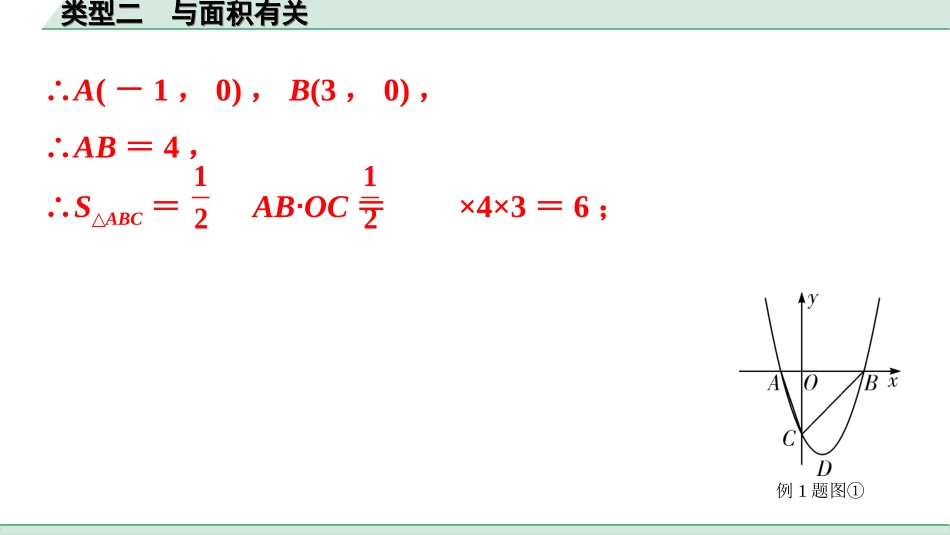 中考广东数学1.第一部分  广东中考考点研究_3.第三章  函数_9.第八节  二次函数综合题_2.类型二  与面积有关.ppt_第2页