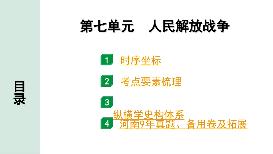 中考河南历史1.第一部分  河南中招考点研究_2.板块二  中国近代史_7.第七单元  人民解放战争.ppt_第2页