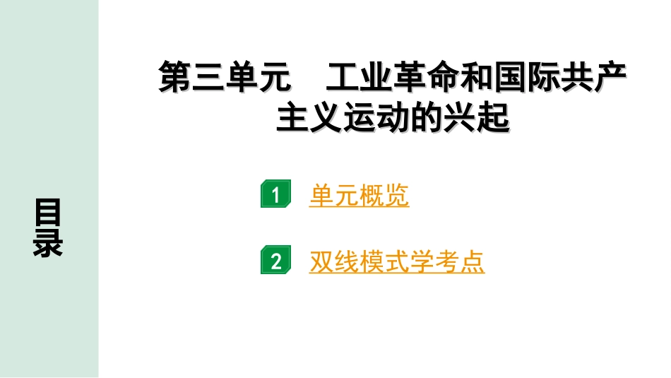 中考安徽历史1.第一部分    安徽中考考点研究_5.板块五　世界近代史_3.第三单元　工业革命和国际共产主义运动的兴起.ppt_第2页