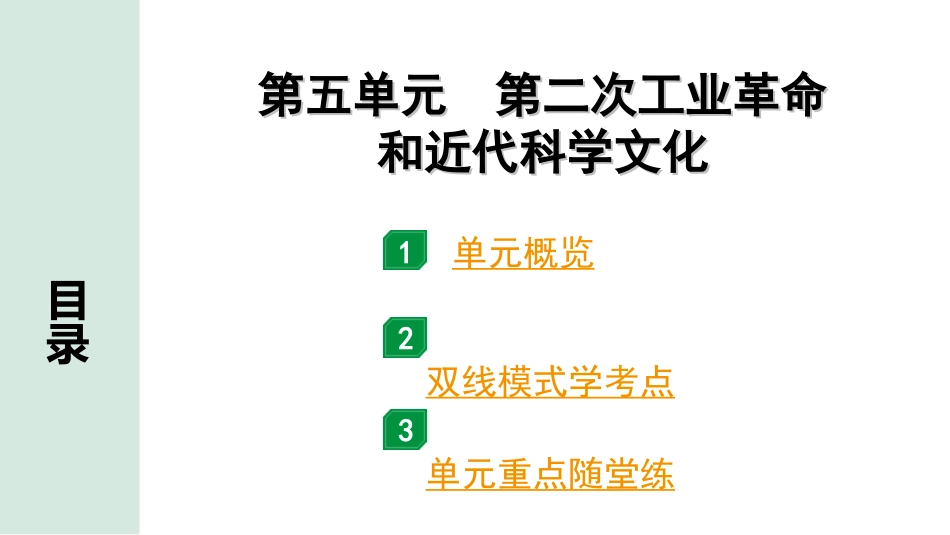 中考贵州历史1.第一部分  贵州中考考点研究_5.板块五  世界近代史_5.第五单元  第二次工业革命和近代科学文化.ppt_第2页