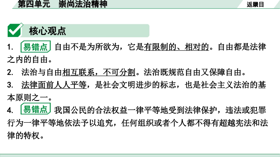 中考湖北道法1.第一部分   中考考点研究_4.八年级（下册）_4.第四单元　崇尚法治精神.ppt_第3页