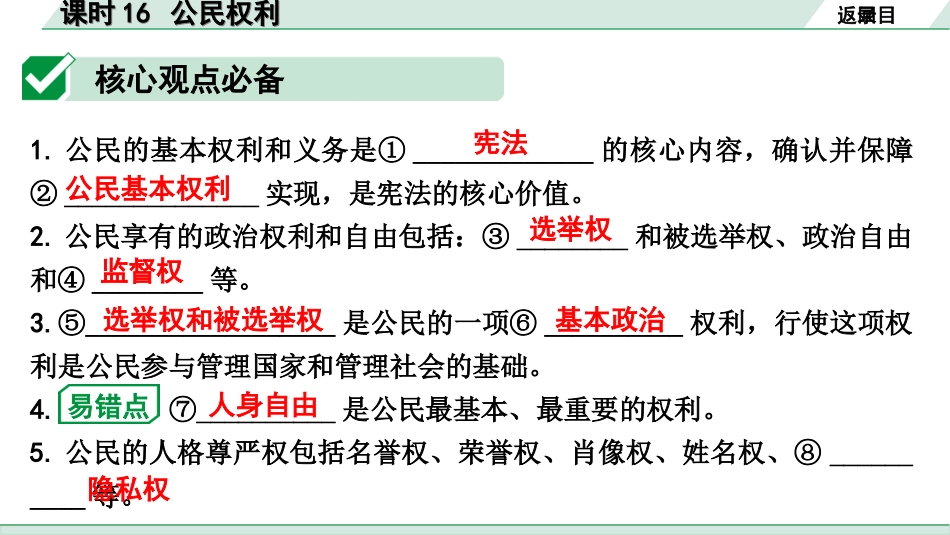 中考北京道法1.第一部分 北京中考考点研究_三、法律法治篇_9.课时16  公民权利.ppt_第3页