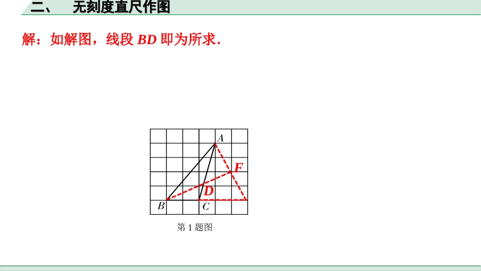 中考贵州数学3.第三部分  全国视野创新题推荐_二、 无刻度直尺作图.ppt_第2页