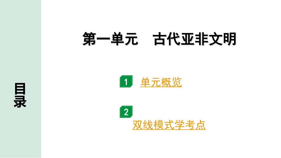 中考贵州历史1.第一部分  贵州中考考点研究_4.板块四  世界古代史_1.第一单元  古代亚非文明.ppt_第3页