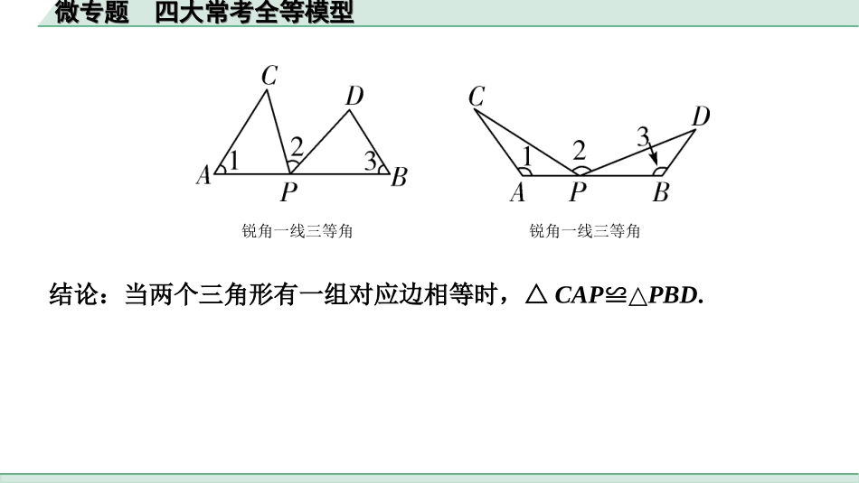 中考贵州数学1.第一部分  贵州中考考点研究_4.第四单元  三角形_4.微专题  四大常考全等模型.ppt_第2页