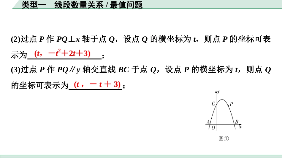 中考成都数学1.第一部分  成都中考考点研究_3.第三章  函数_8.第七节  二次函数综合题_1.类型一  线段数量关系、最值问题.ppt_第2页